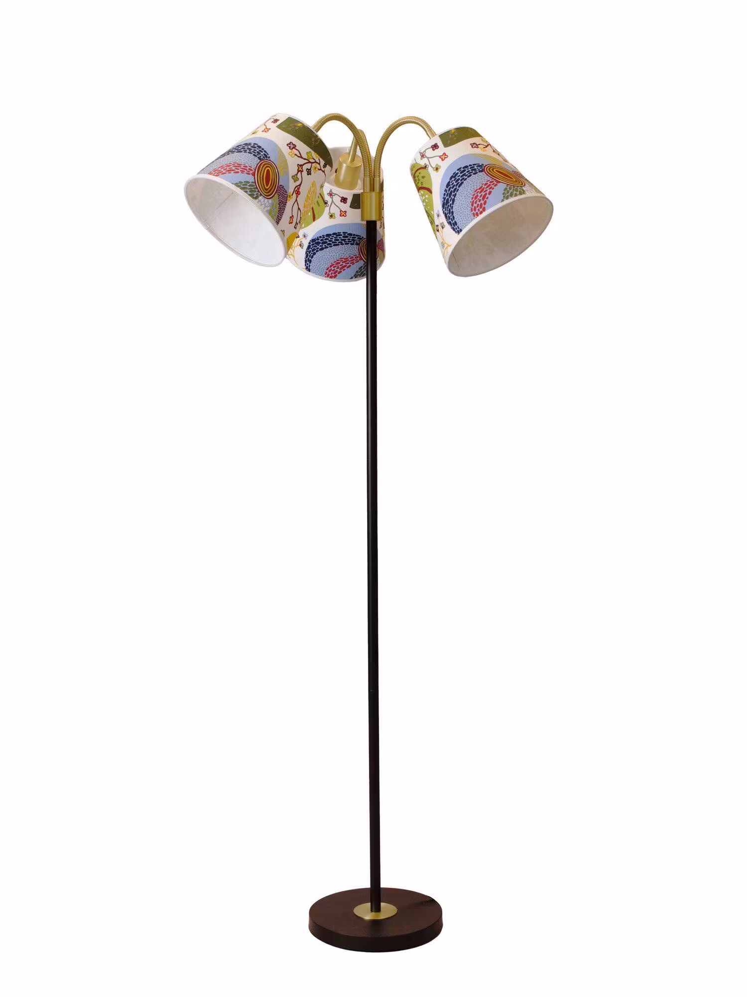 Amy Golv BK3F Frank Svart/Mässing 150cm