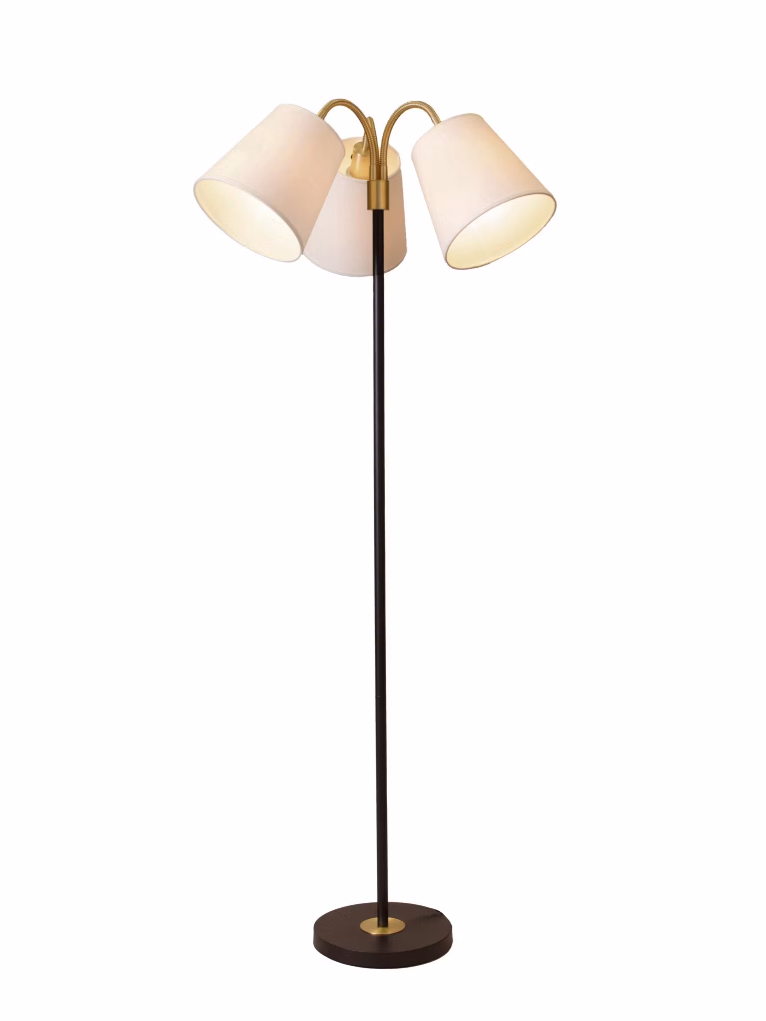 Amy Golv BK3F Lin OW Svart/Mässing 150cm