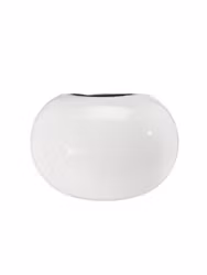 Elsy reservglas Vit 18cm