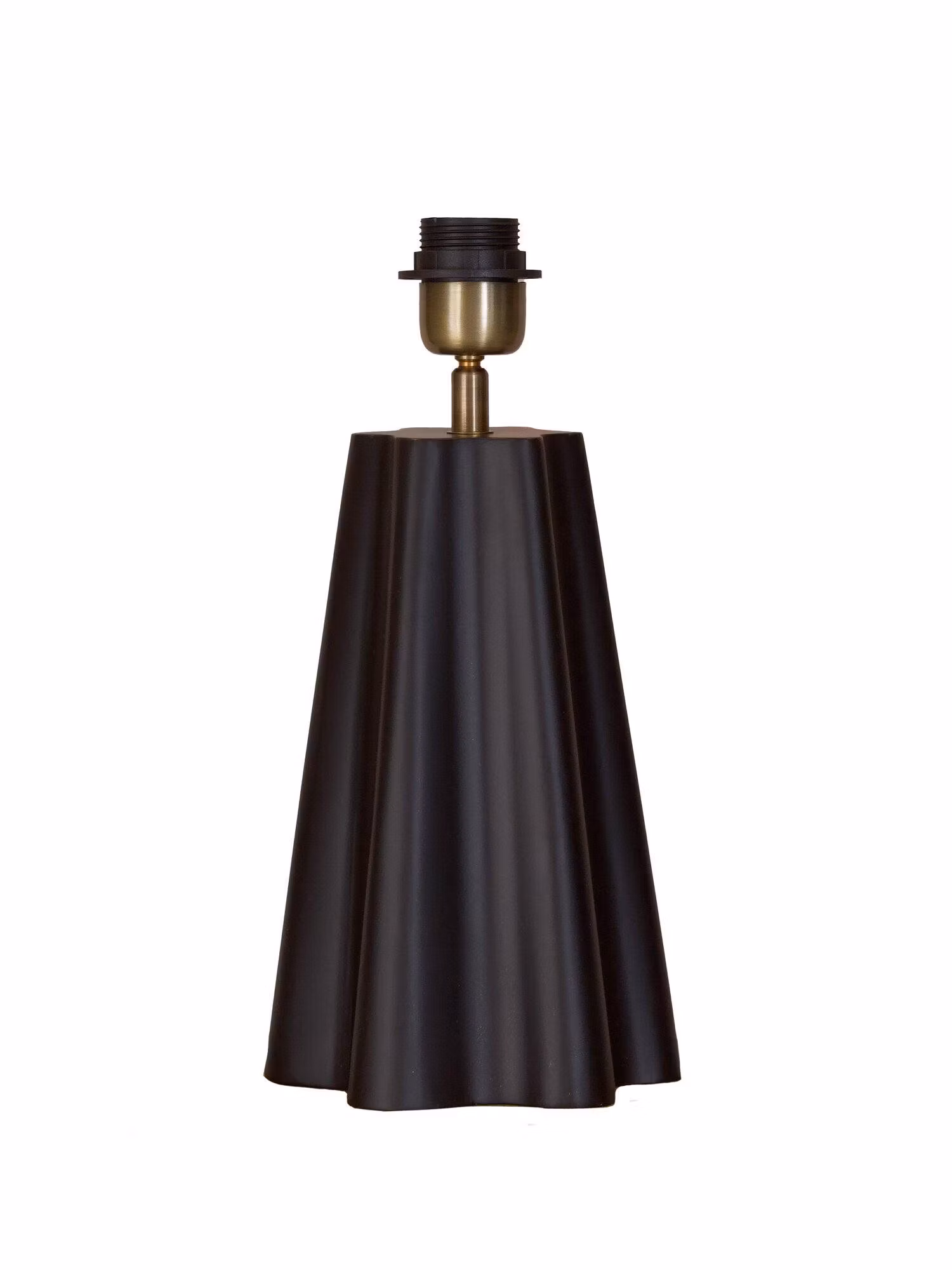 Aira lampfot Svart/Mässing 34cm