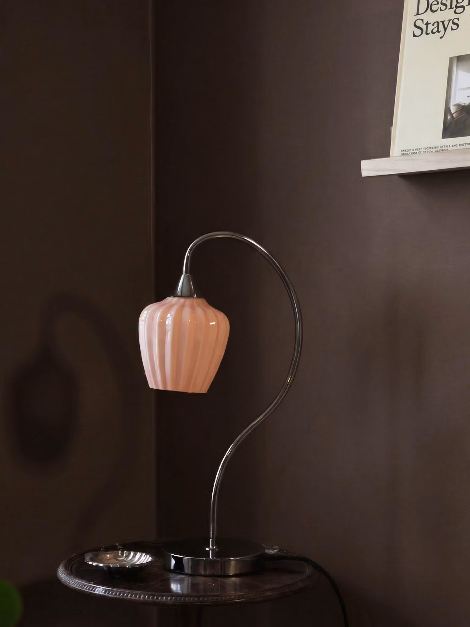 Amalfi Bordslampa Aprikos 50cm