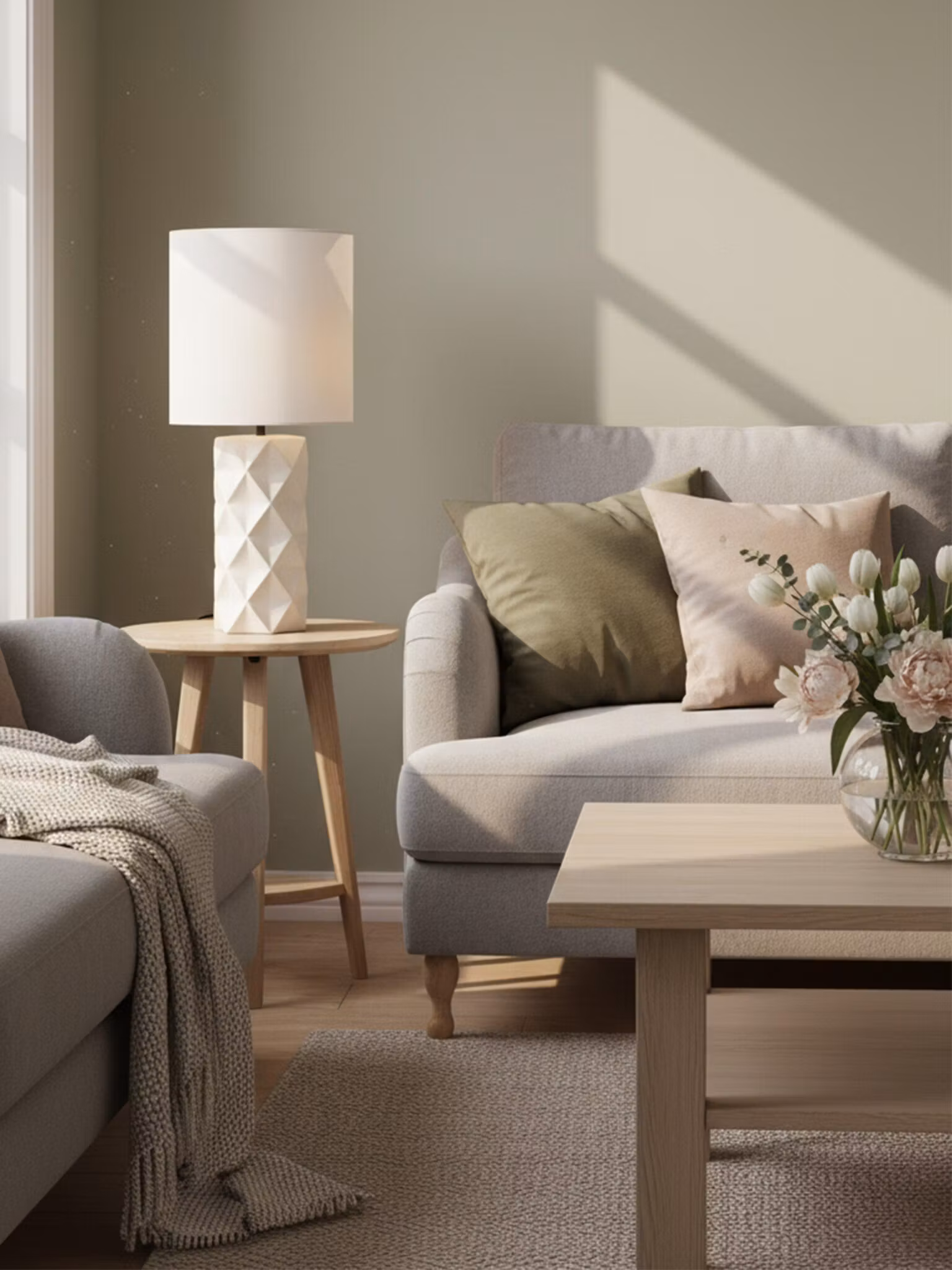 Hazel Bordslampa Beige