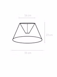 Empire Lampskärm Lin Natur 35cm
