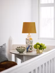Li Na Bordslampa Ockra Ceramic 63cm