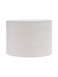 Sara Lampskärm Lin Natur/vit 25cm