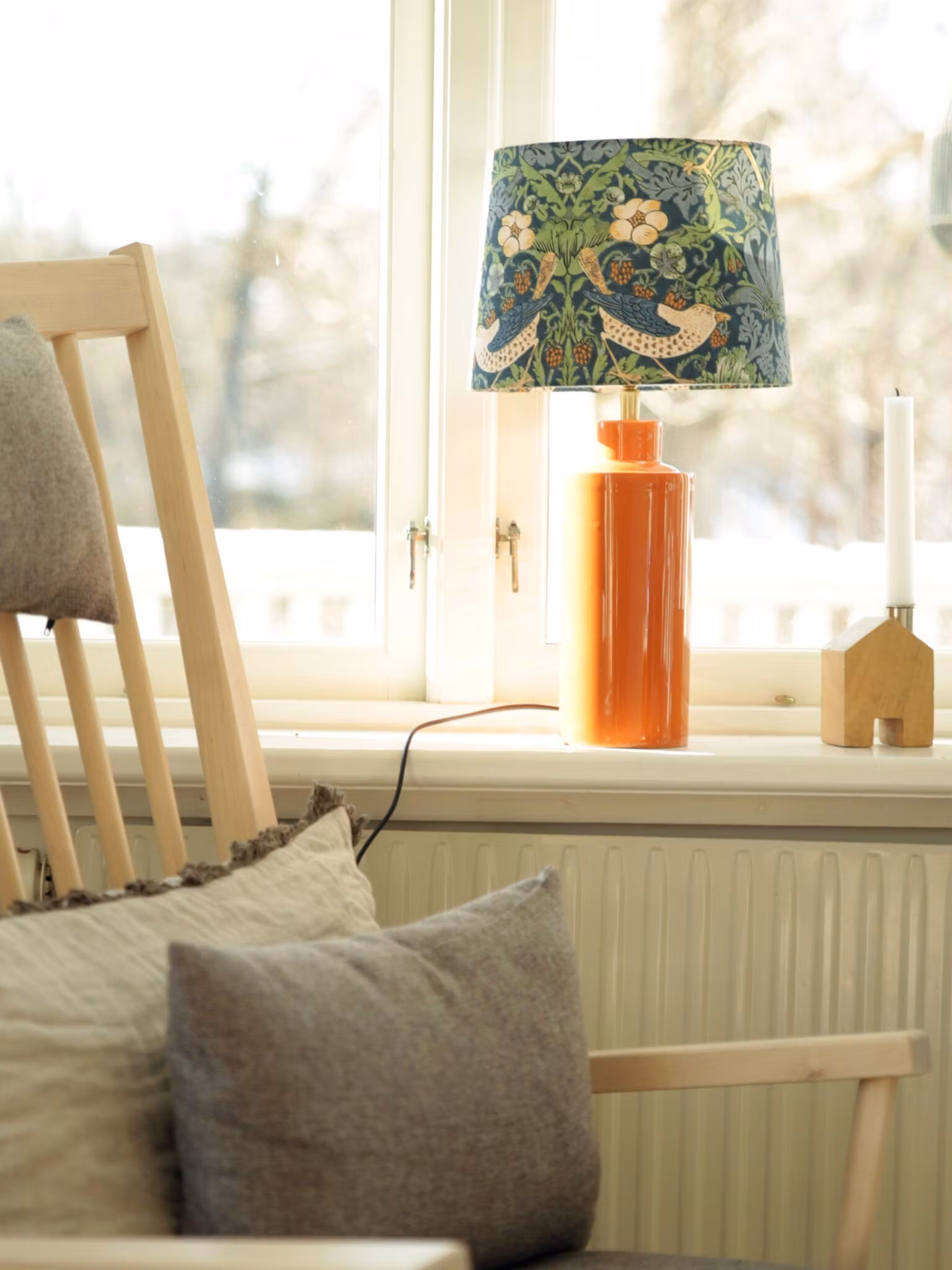 Solo Bordslampa Blank orange 46cm