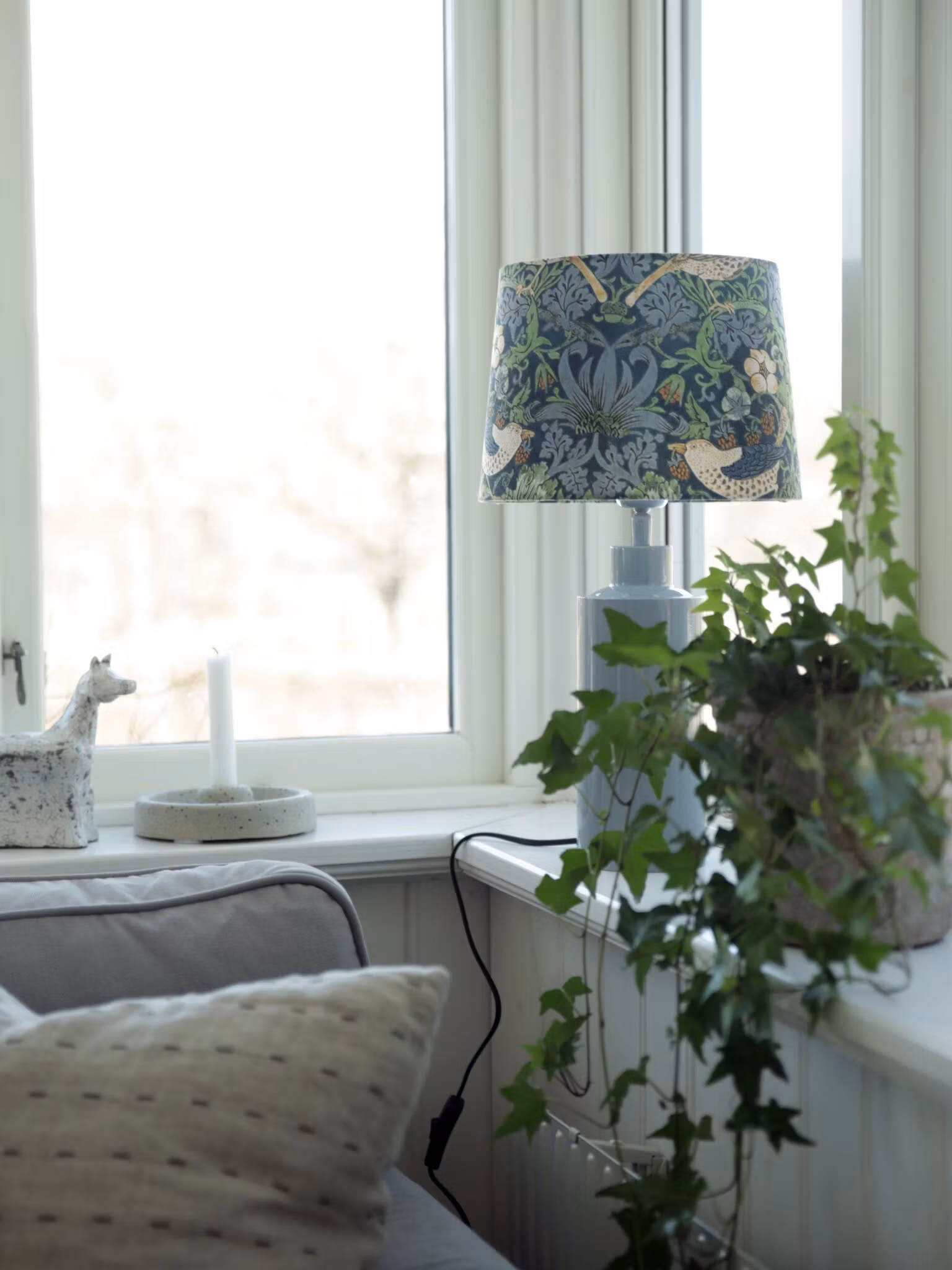 Solo Bordslampa Blank denim 46cm