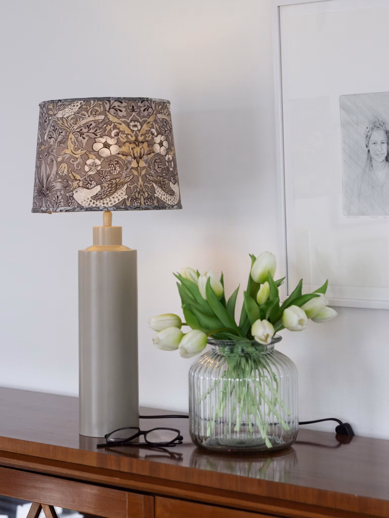 Solo Bordslampa Matt beige 57cm