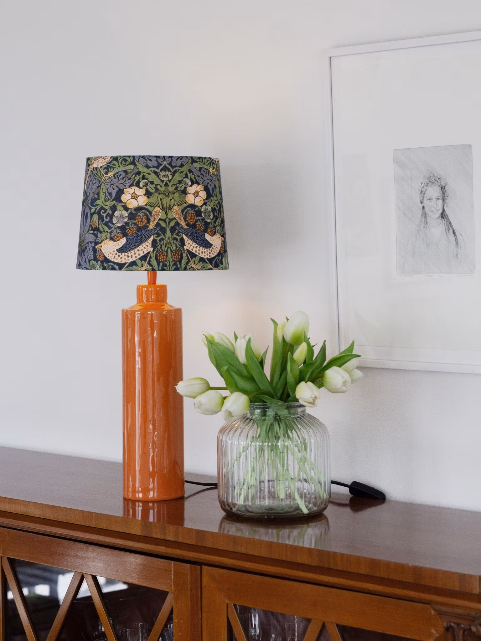 Solo Bordslampa Blank orange  57cm