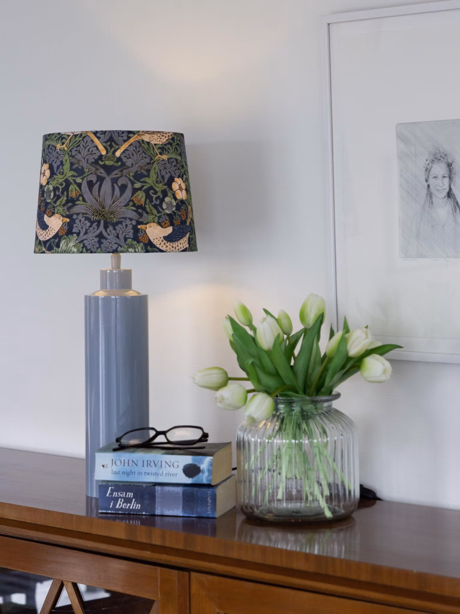 Solo Bordslampa Blank denim 57cm