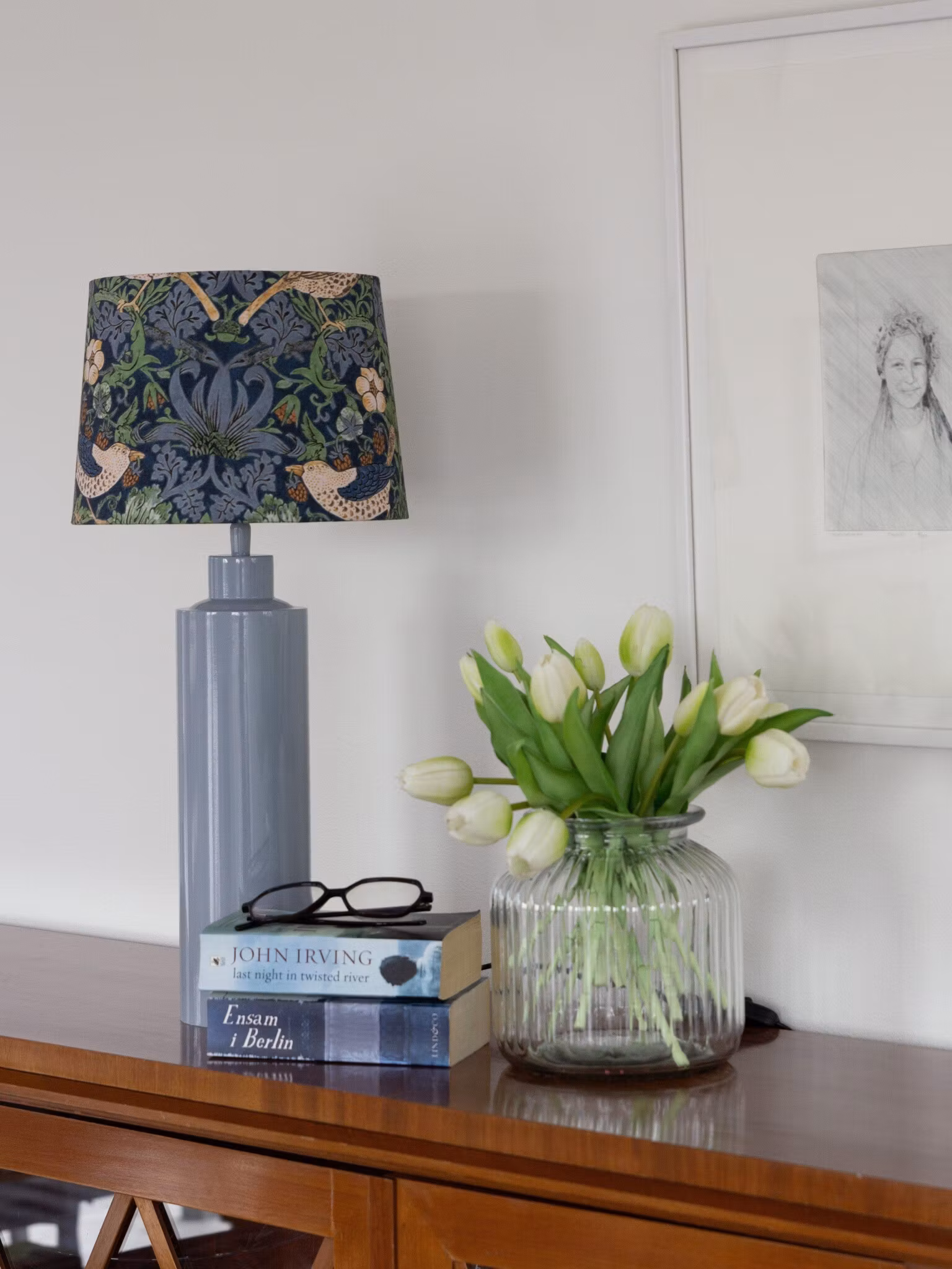 Solo Bordslampa Blank denim 57cm