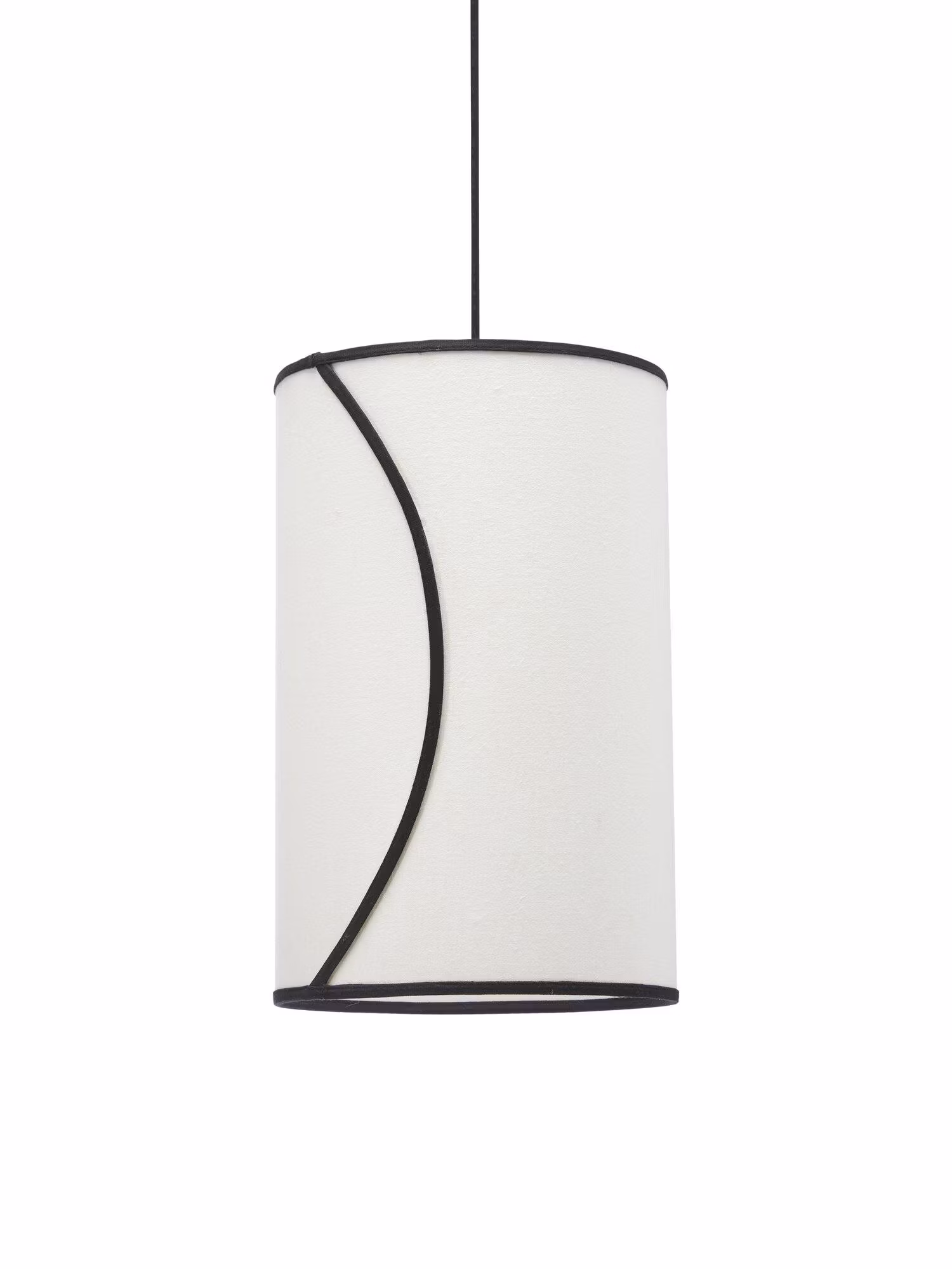Ava takskärm Offwhite/svart 25cm