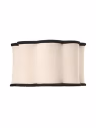 Judy lampskärm Natur/svart 35cm