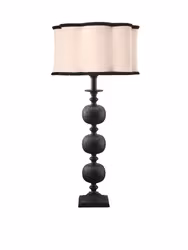 Flory bordslampa Natur/svart 70cm