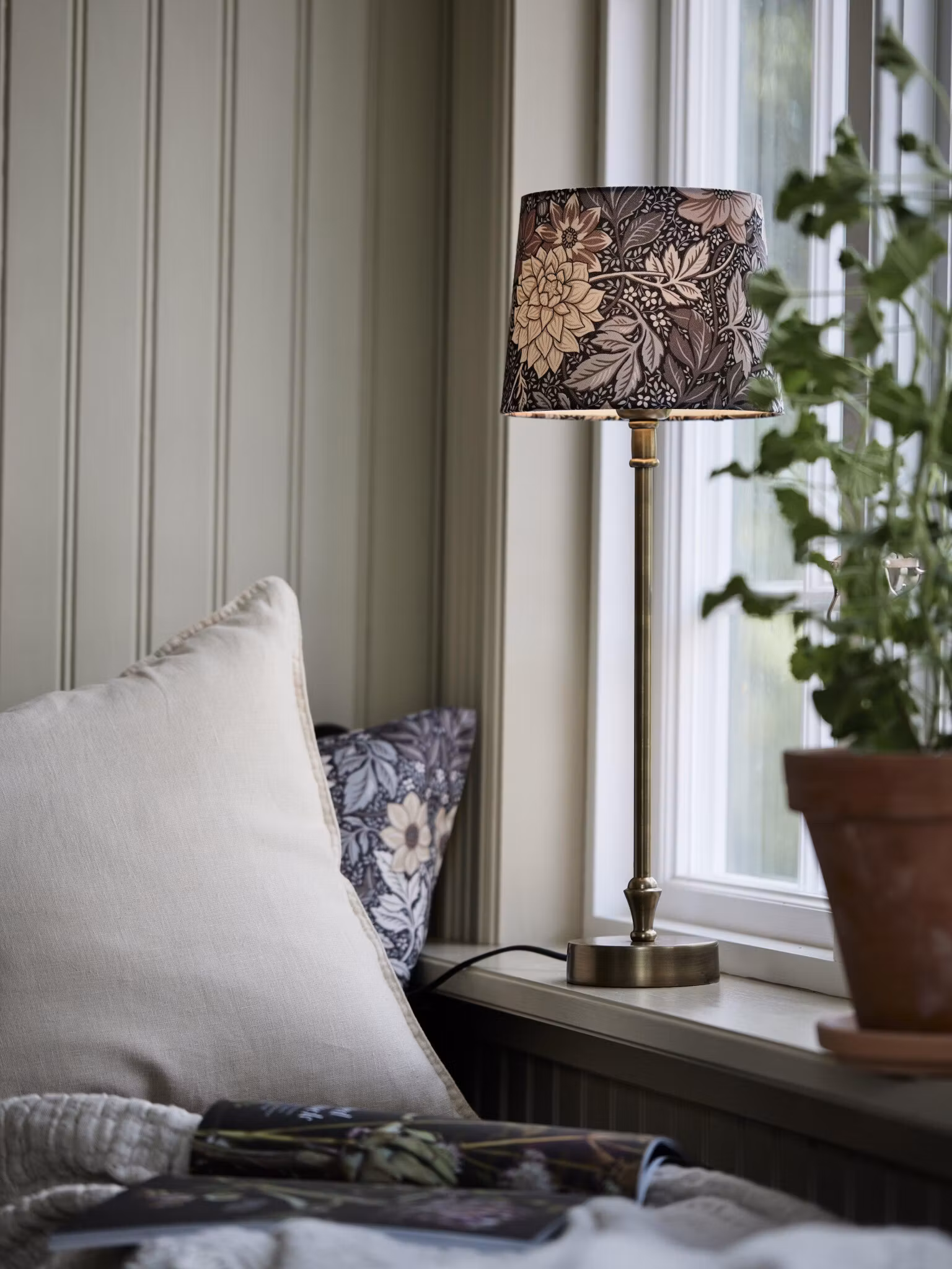 Sofia Lampskärm Dahlia Brun 20cm