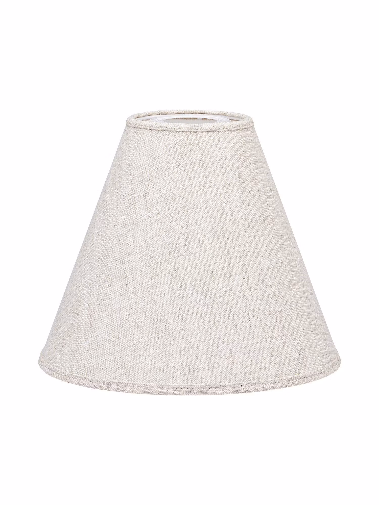Toppringskärm Lin Natur/vit 22cm