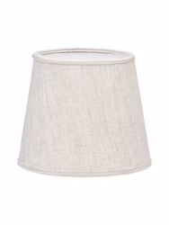 Mia Lampskärm Lin Natur/vit 17cm