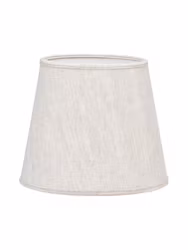 Mia Lampskärm Lin Natur/vit 20cm