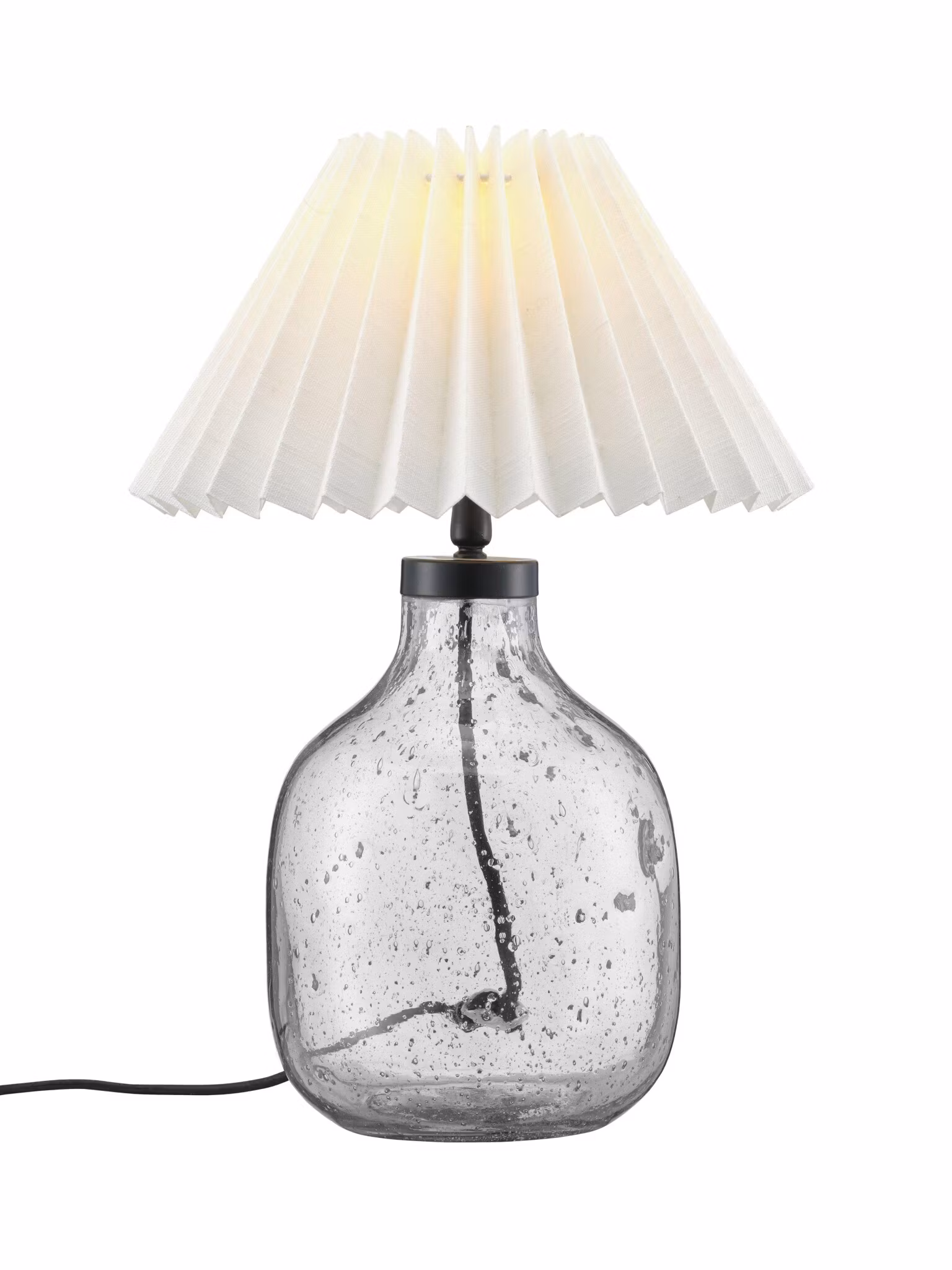 Groove bordlampa Klar/ Offwhite