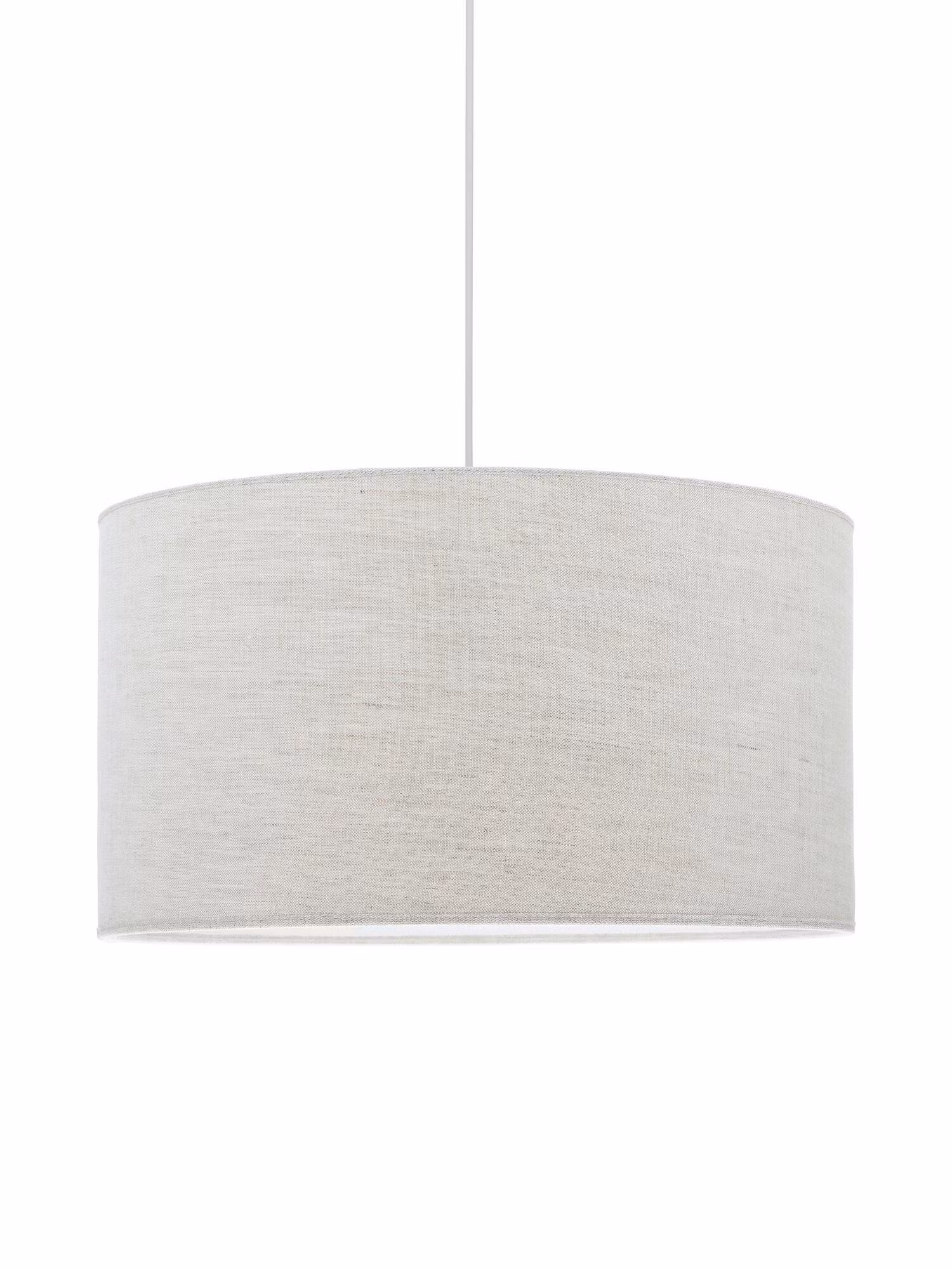Sara Lampskärm Lin Natur/vit 55cm