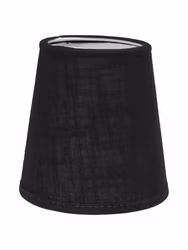 Queen Lampskärm Classico Svart 12cm