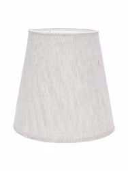 Cia Toppringskärm Lin Natur/vit 20cm
