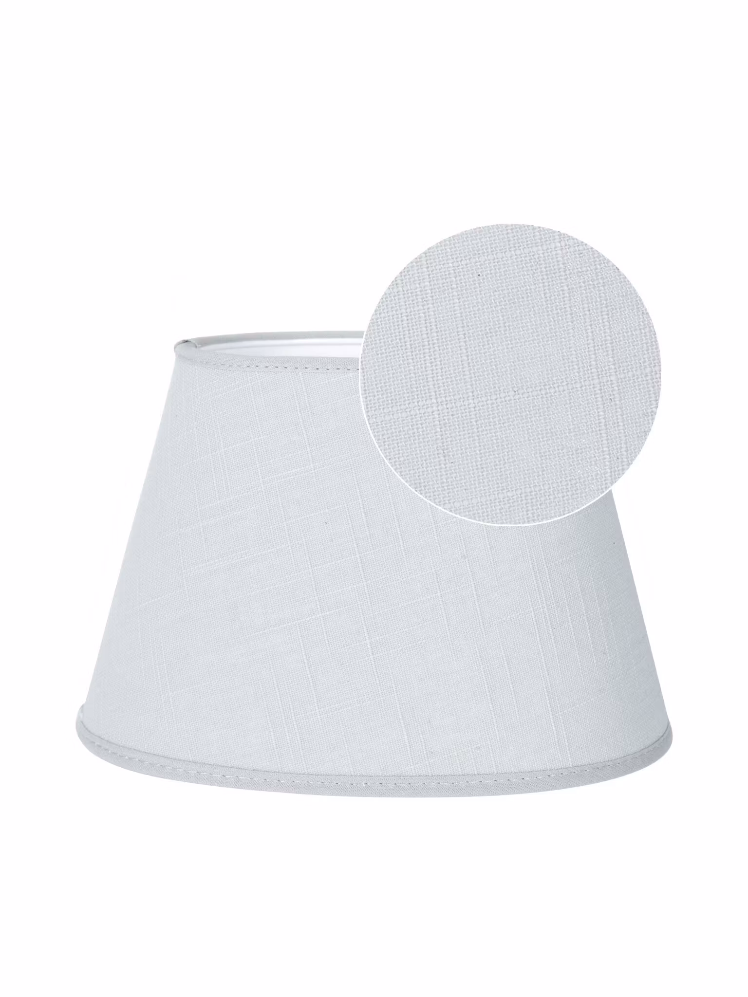 Oval Lampskärm Classico Grå 20cm