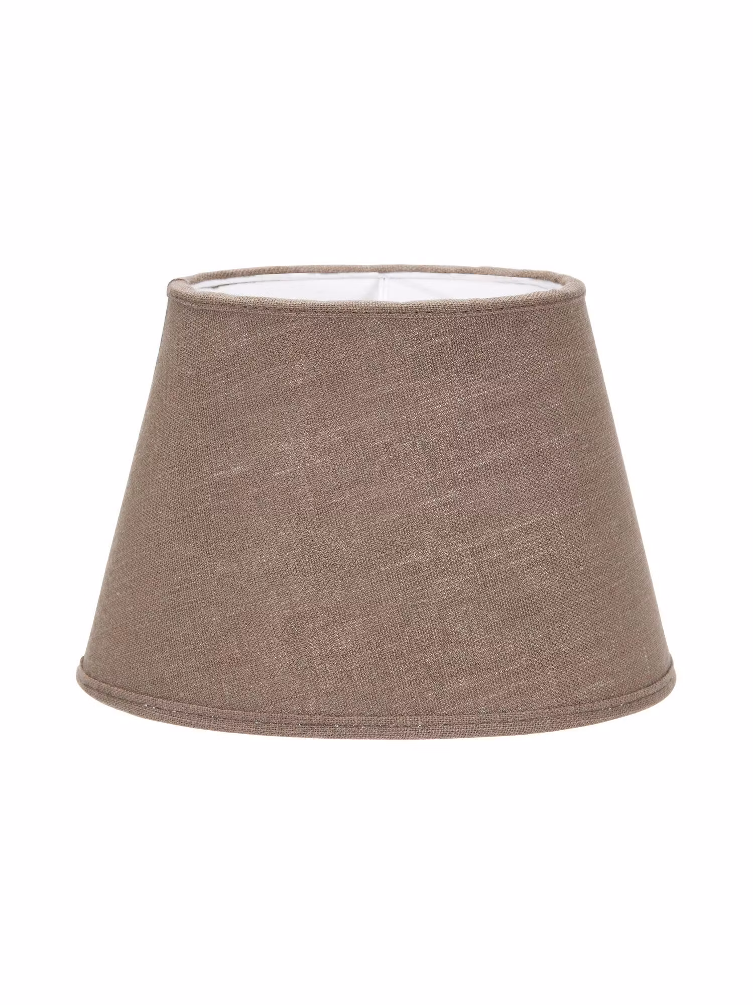 Oval Lampskärm Lin Mocca 30cm