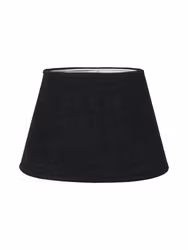 Oval Lampskärm Classico Svart 42cm