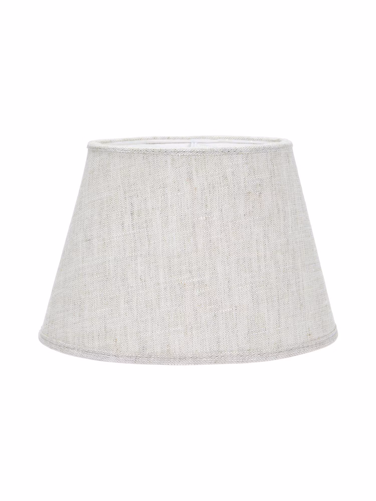 Oval Lampskärm Lin Natur/vit 30cm