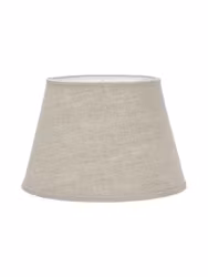 Oval Lampskärm Lin Natur 42cm