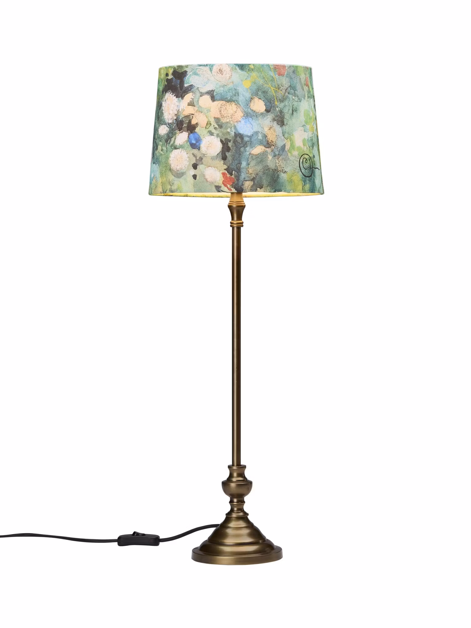 Andrea bordslampa Antikmässing 71 cm