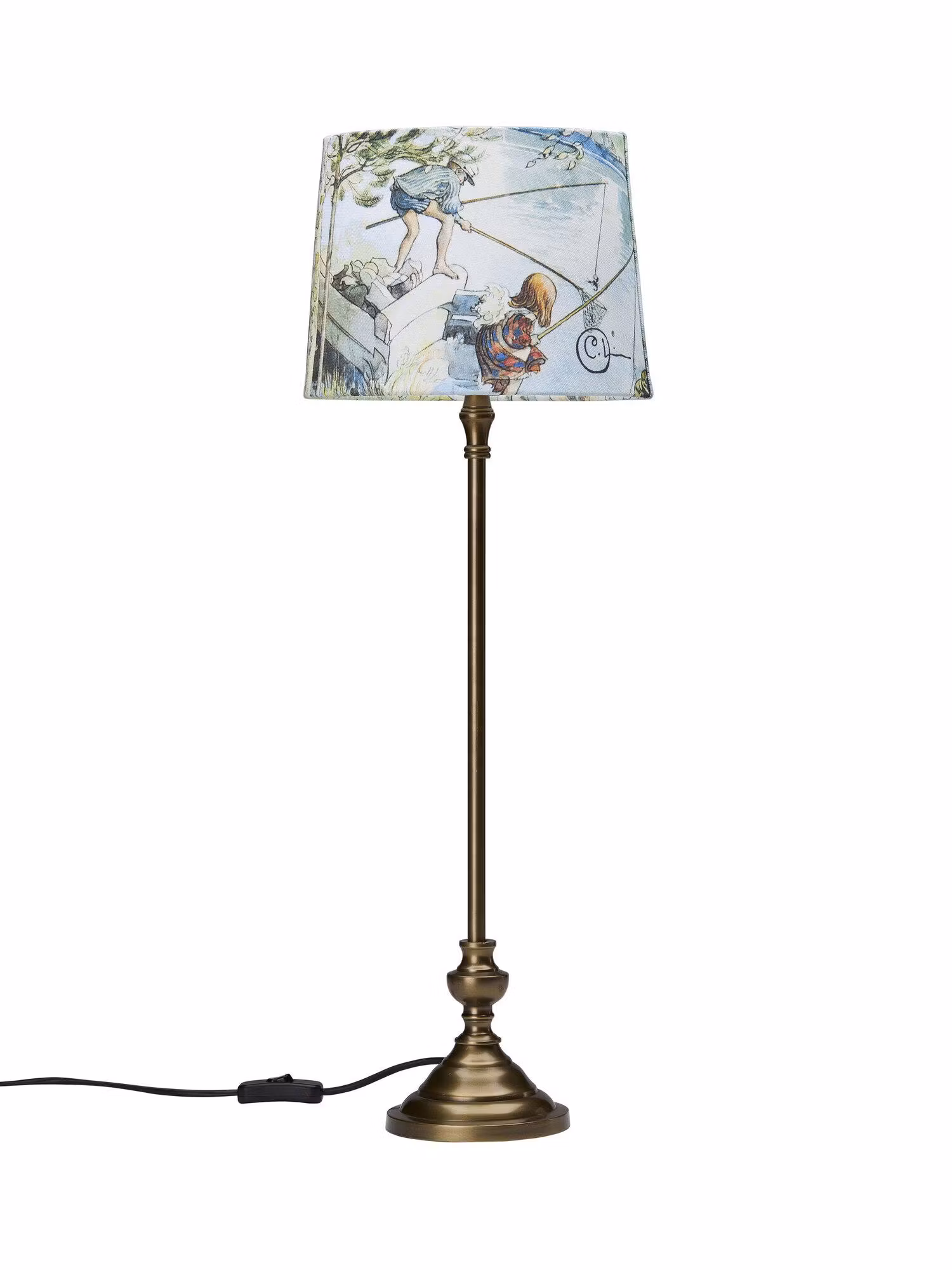 Andrea bordslampa Antikmässing 71 cm