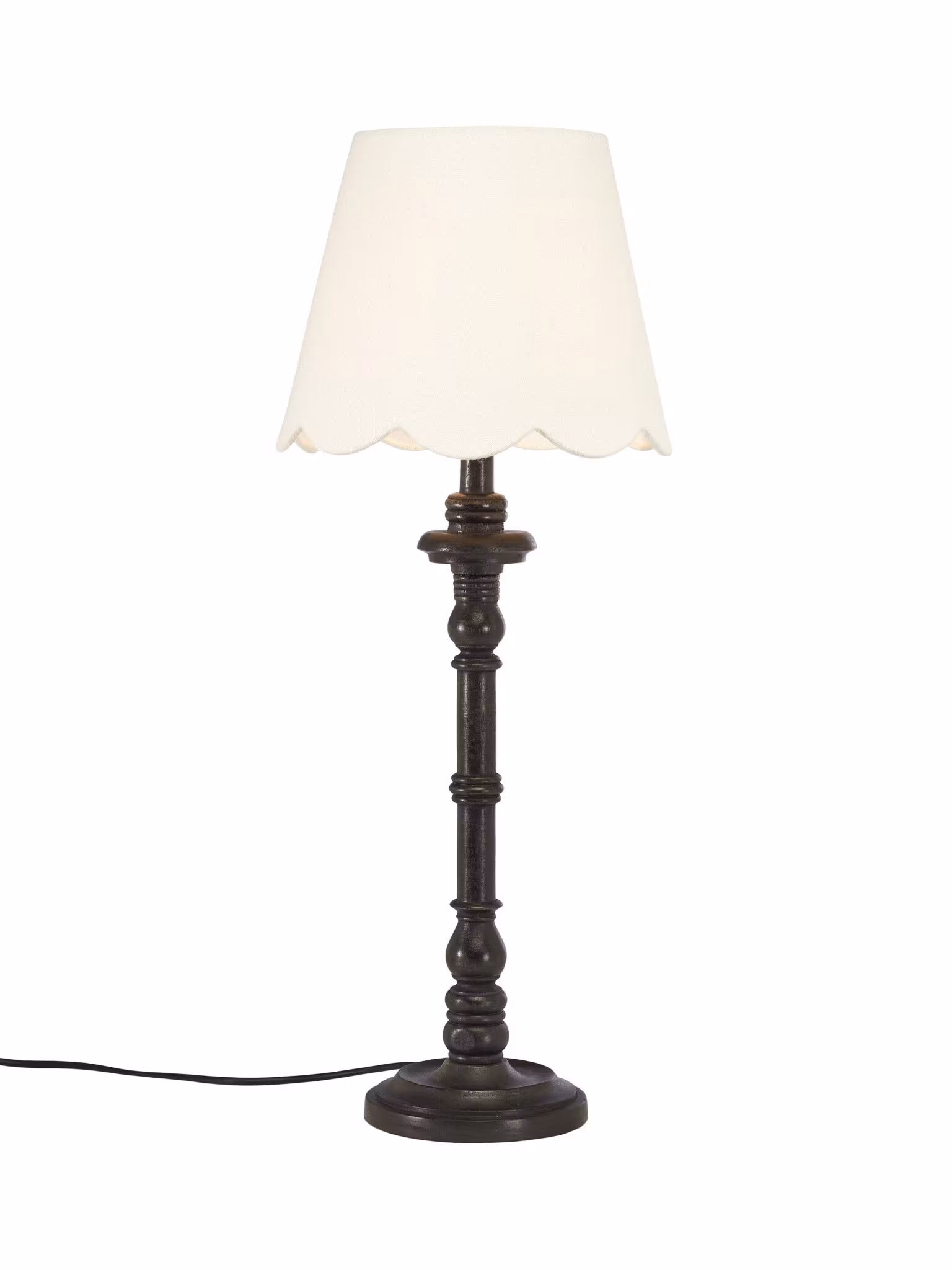 Joy Bordslampa Svartbrun/vit 66cm