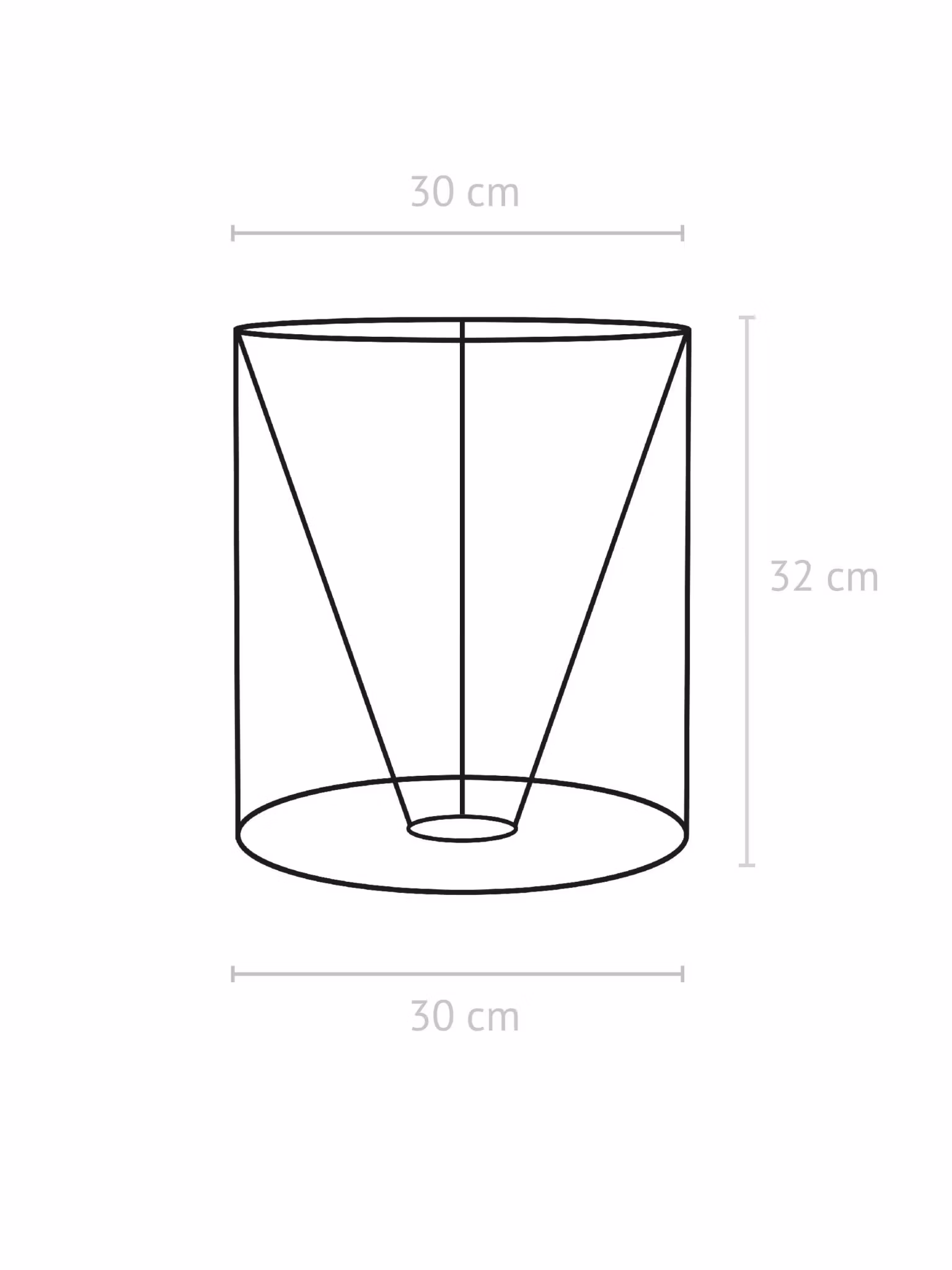 Celyn Lampskärm Seedpod Puder 30cm