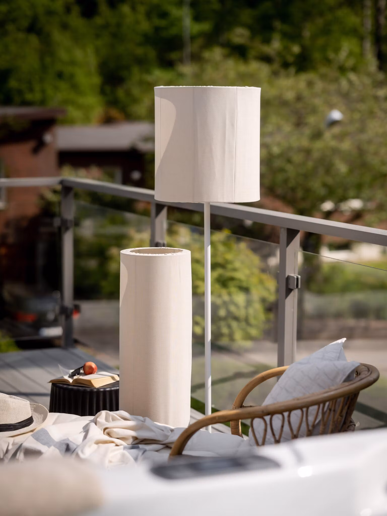 Agnar Golvlampa Outdoor Beige 156cm