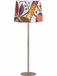Base bordslampa med mönstrad skärm 58cm