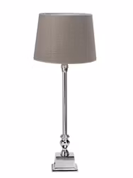 Linné bordslampa med lampskärm 62cm