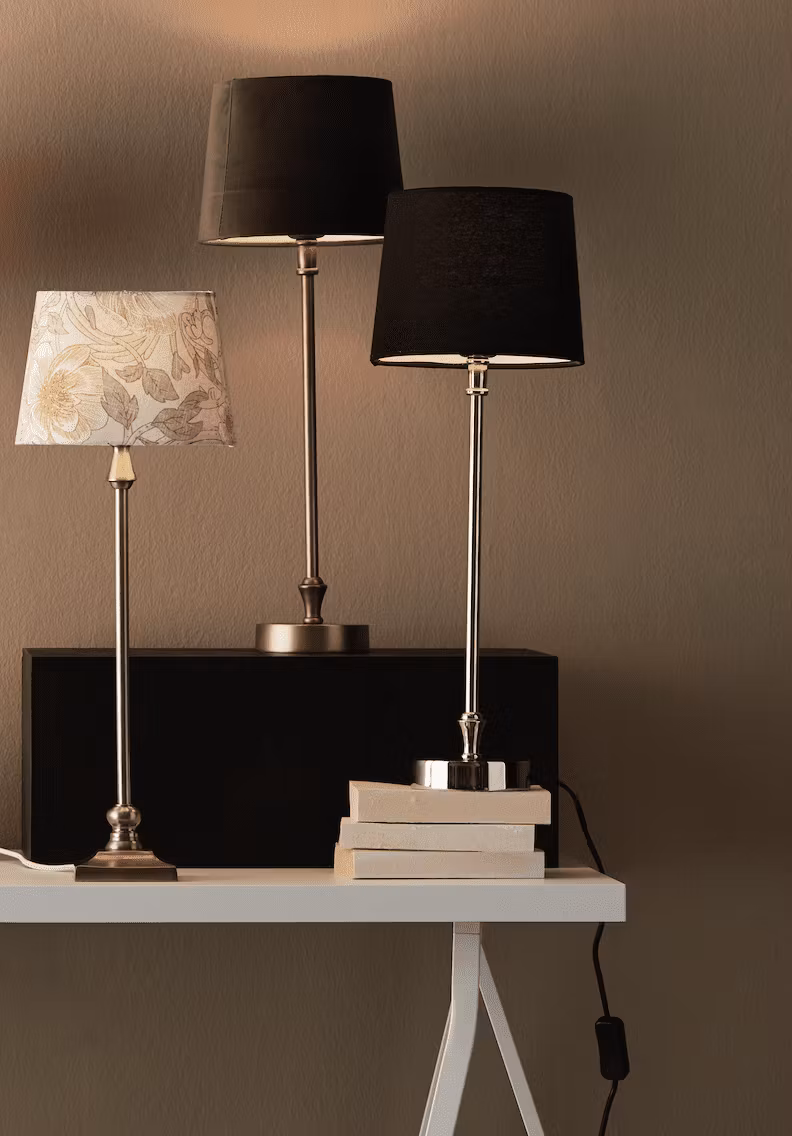 Liam bordslampa med grön skärm 59cm