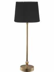 Liam bordslampa med svart skärm 59cm