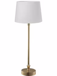 Liam bordslampa med vit skärm 59cm