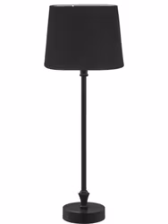 Liam bordslampa med svart skärm 59cm