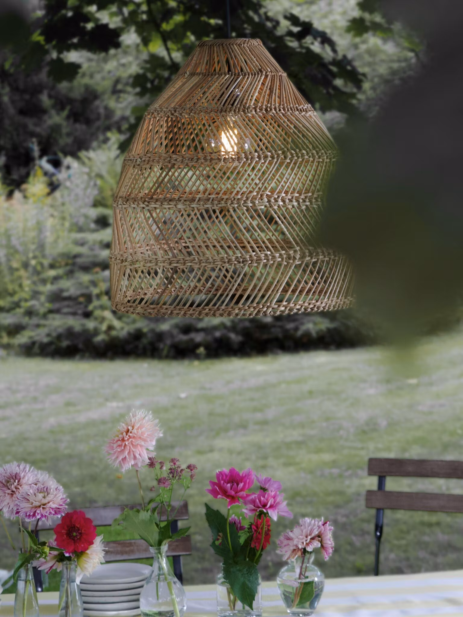 Maja Outdoor Wicker Natural 53cm