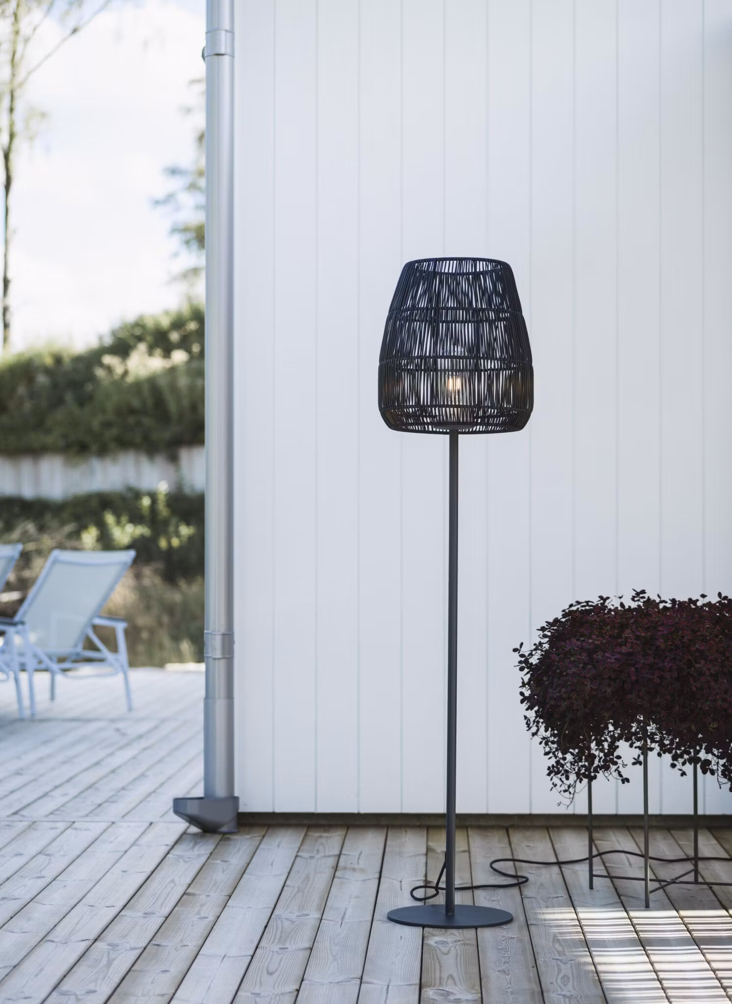 Agnar Saigon outd Grå Golvlampa 154cm