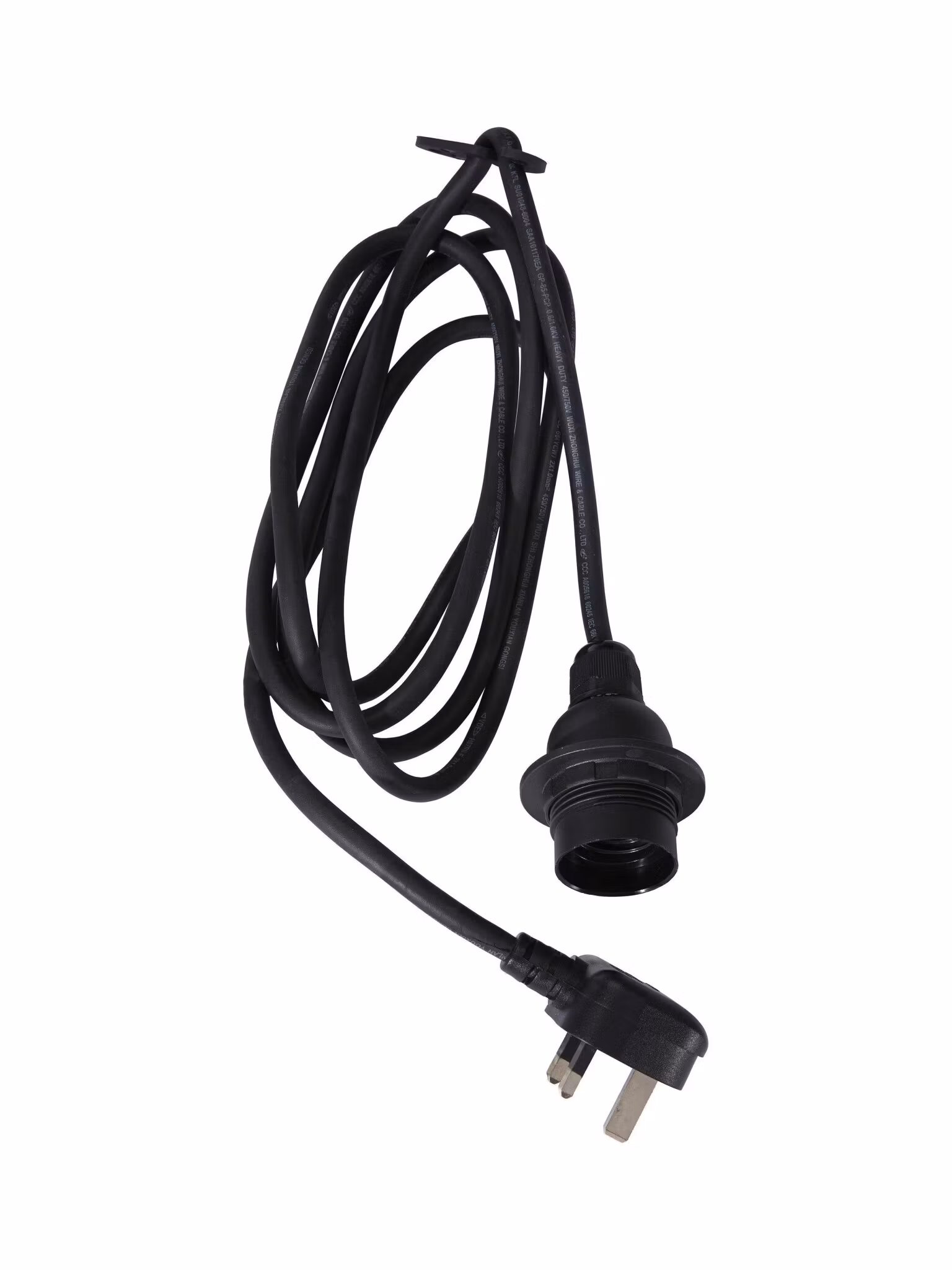 Saigon Taklampa Svart 18cm
