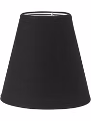 Toppringskärm E14 Franza Svart 15cm