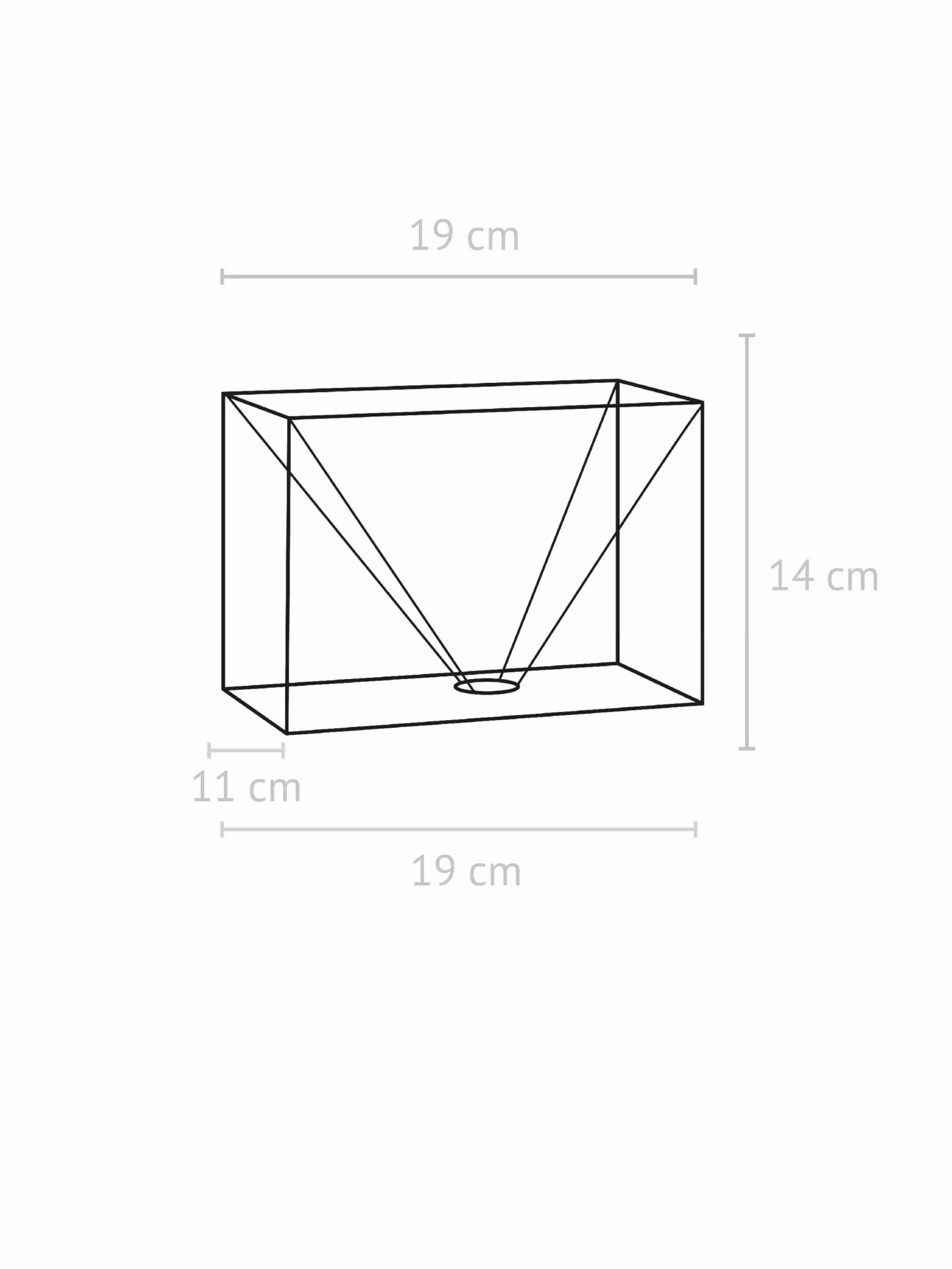 Rakel Lampskärm Franza Vit 19cm