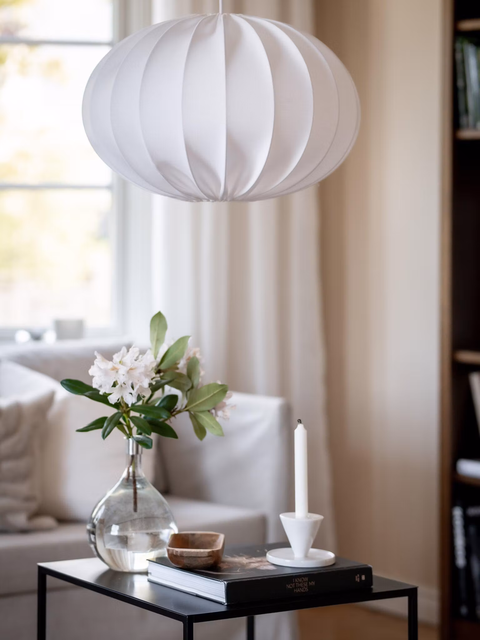 Hilma Takskärm Franza Vit 50cm
