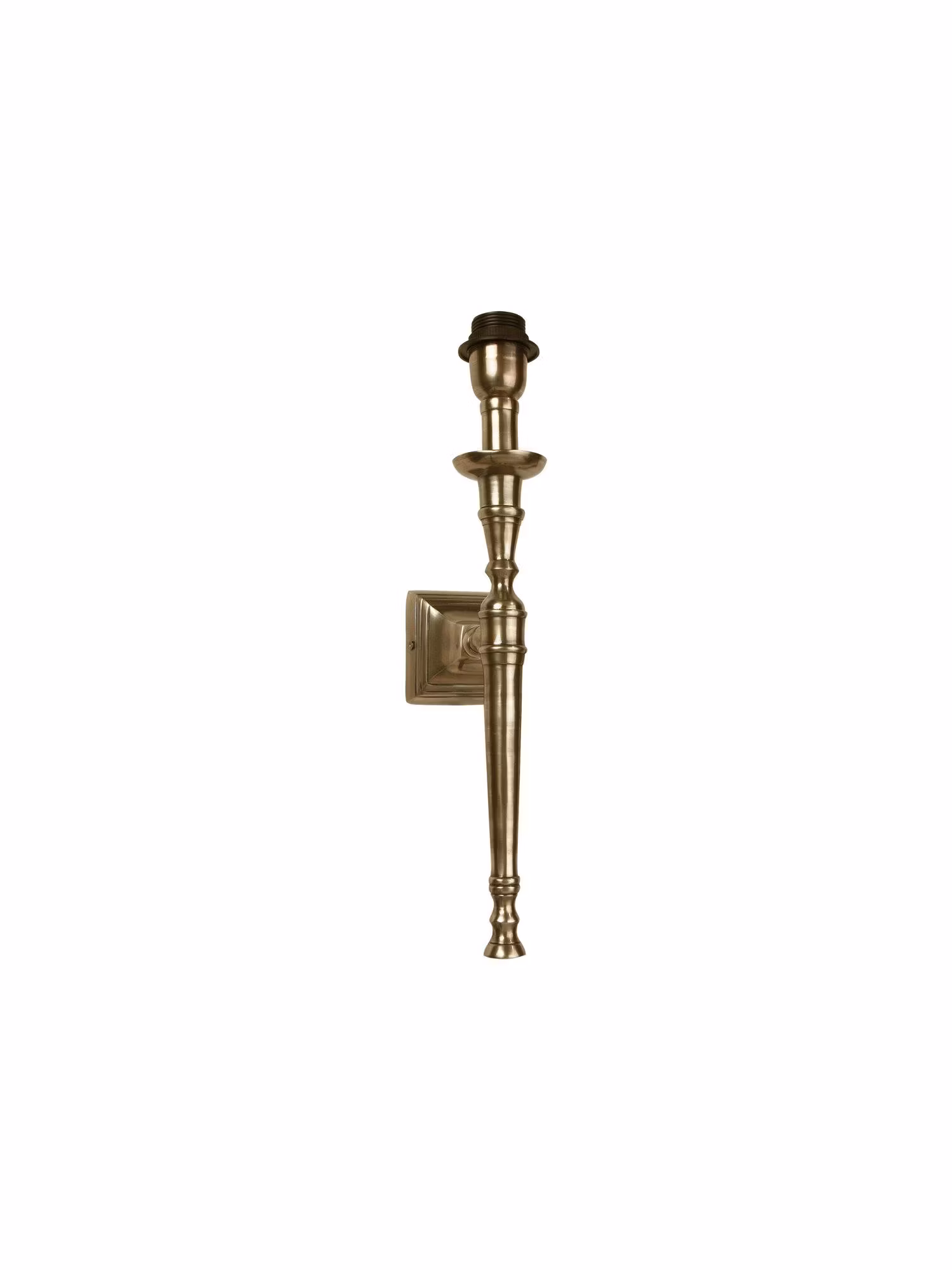 Salong vägglampa Antikmässing 45cm