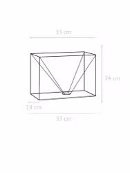 Rakel Lampskärm Franza Vit 32cm